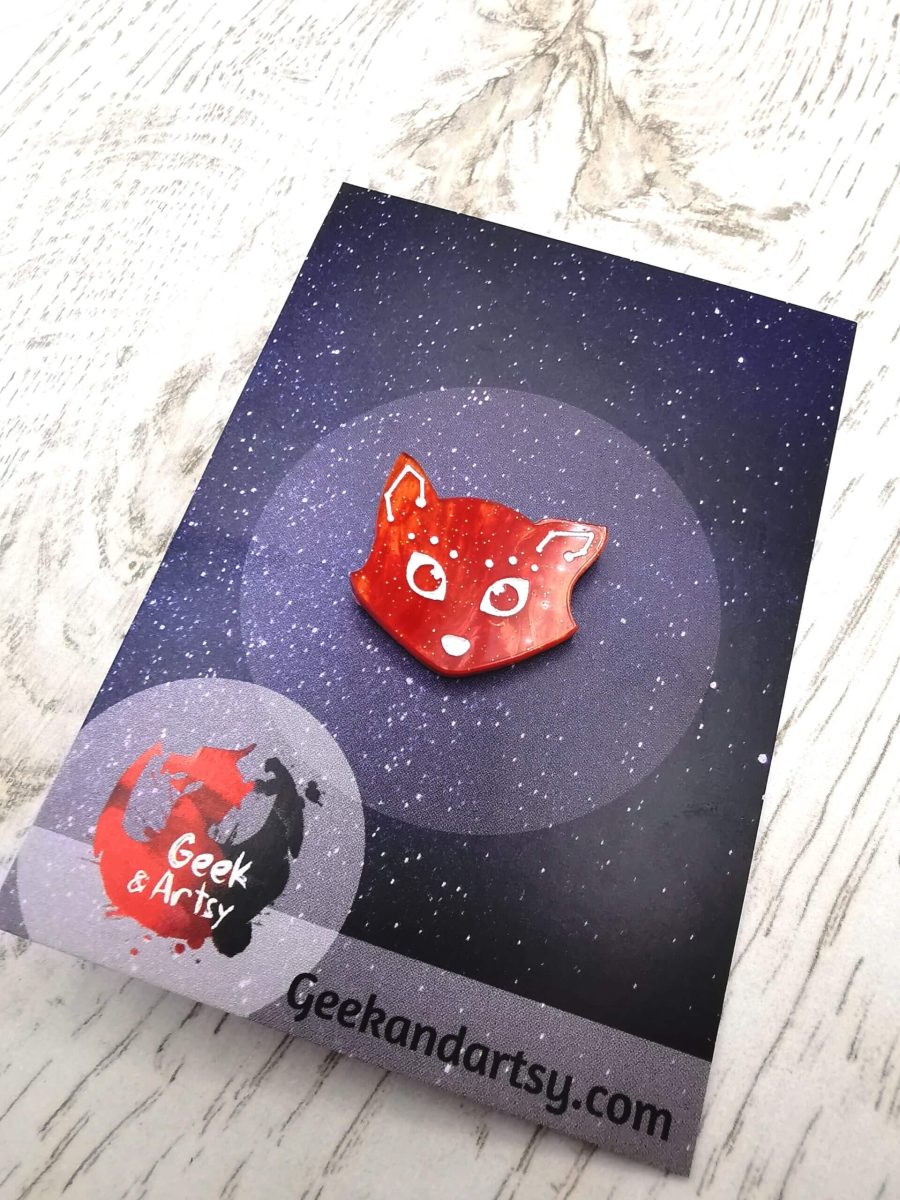 Constellation fox mini pin