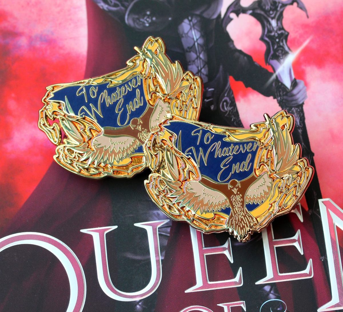throne of glass enamel pin