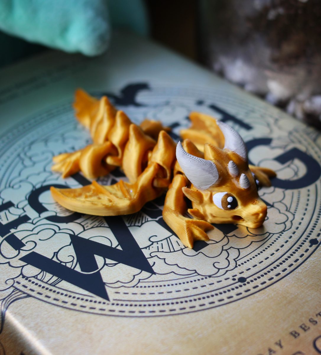 Andarna Articulated Dragon Keychain