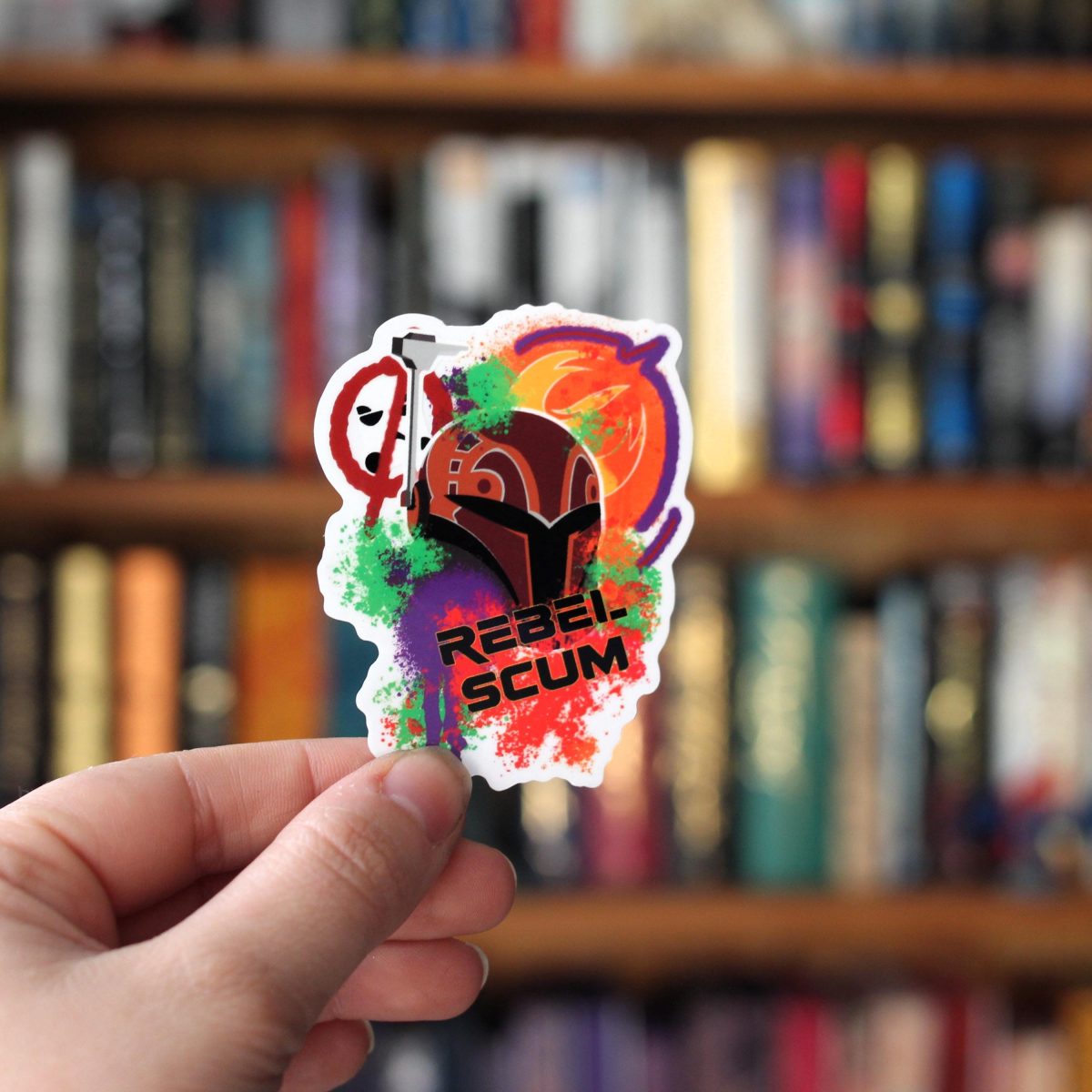 rebel scum star wars translucent sticker, kindle sticker