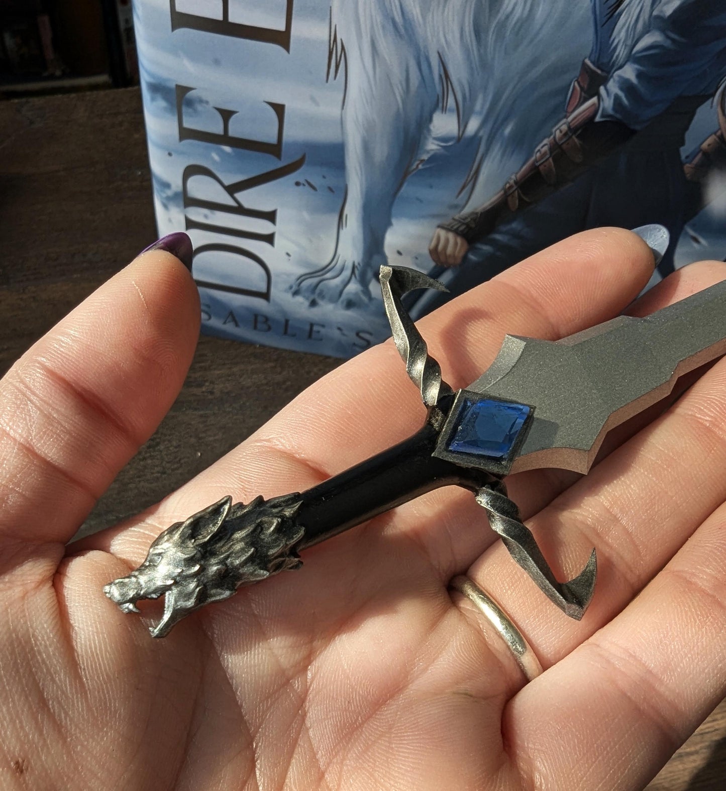 Direblade Inspired Replica | Direbound Style Collectible Blade |Miniature Fantasy Sword