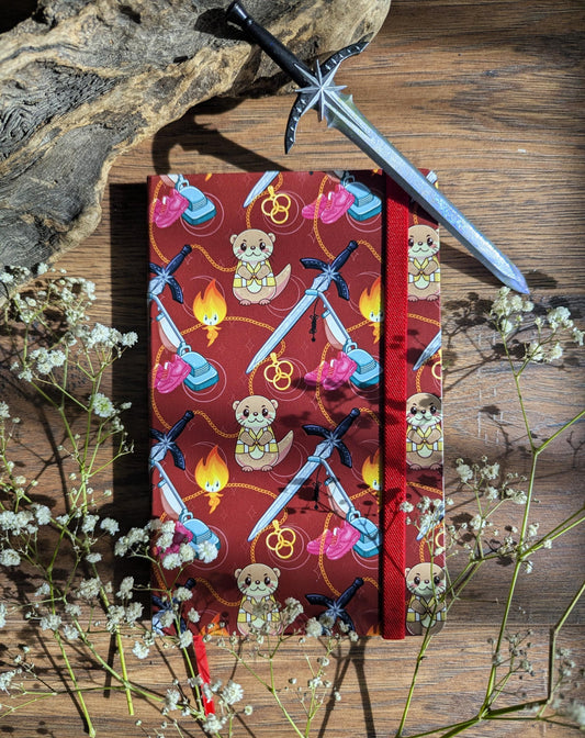 CRESCENT CITY illustrated cover journal, A5 dotted notebook