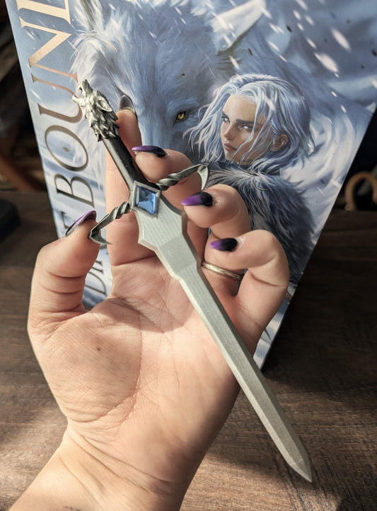 Direblade Inspired Replica | Direbound Style Collectible Blade |Miniature Fantasy Sword