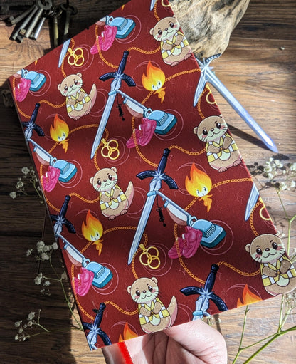 CRESCENT CITY illustrated cover journal, A5 dotted notebook