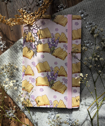 Soft Lilac Notebook | Lavender Bookish Journal | Aesthetic Reading Notebook | Book Lover Writing Journal & Reader Gift