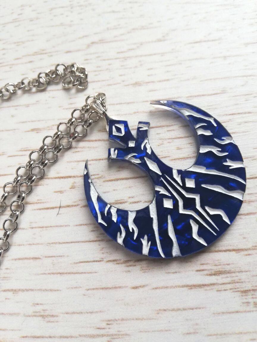 ahsoka tano rebel necklace