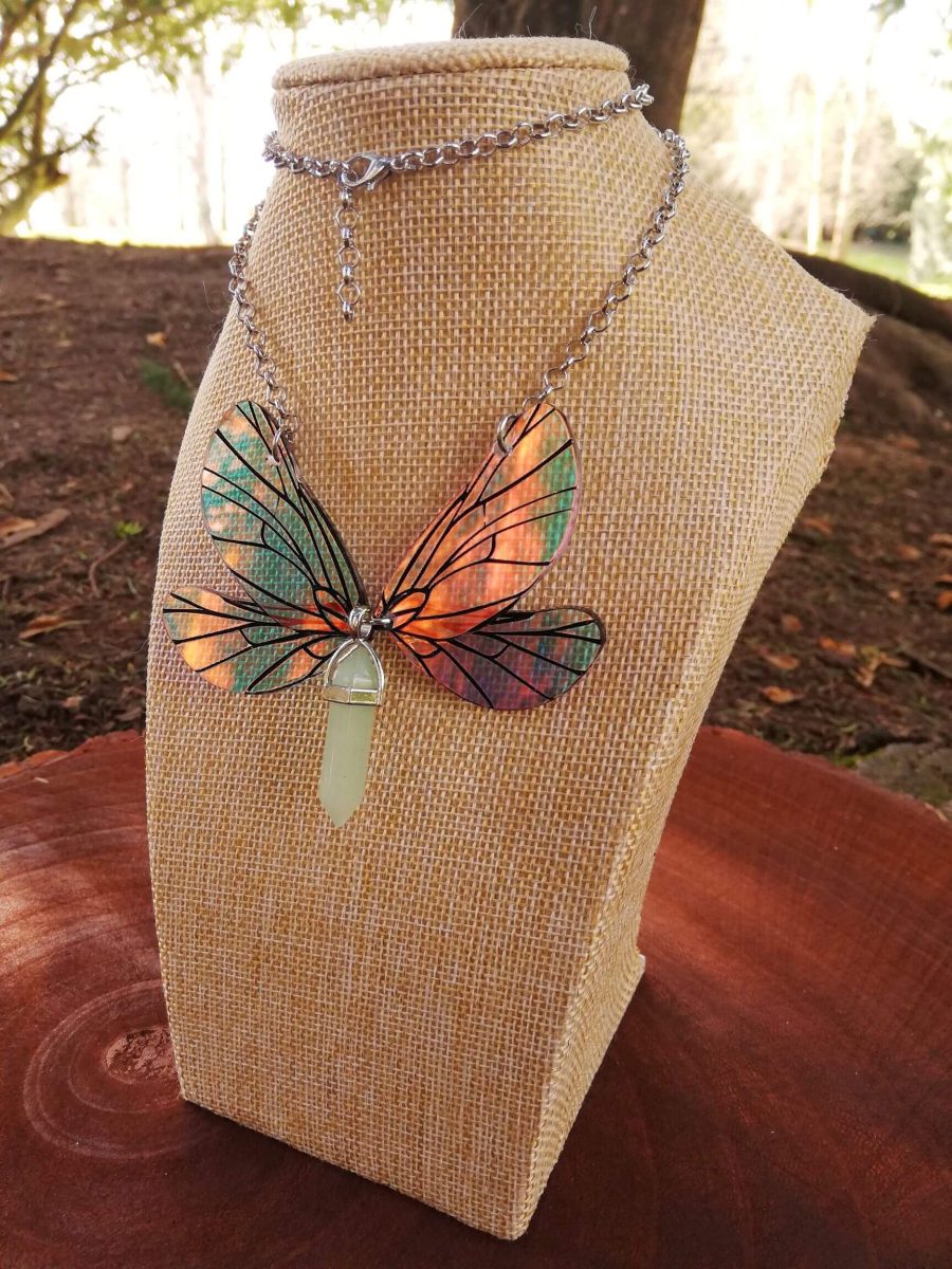 fairy wings necklace