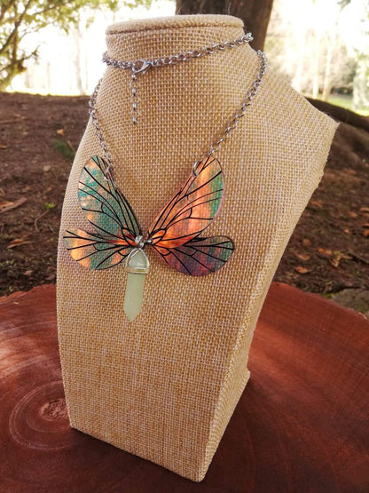 fairy wings necklace