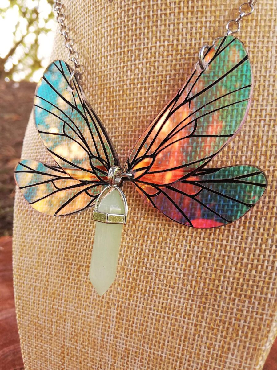 fairy wings necklace