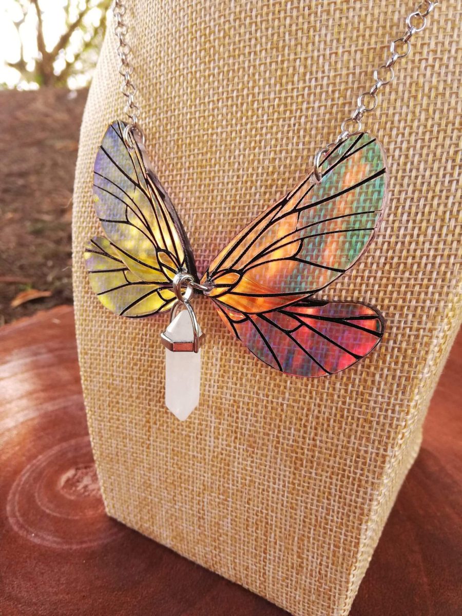 fairy wings necklace