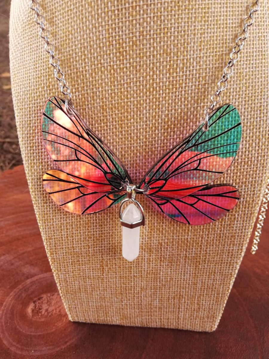 fairy wings necklace