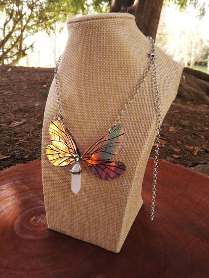 fairy wings necklace