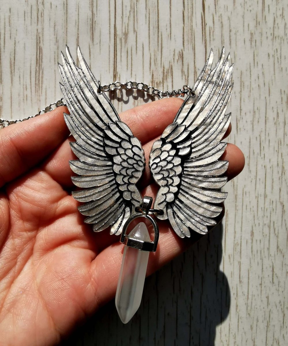 angel wings necklace
