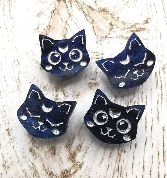 Constellation Cat mini pin