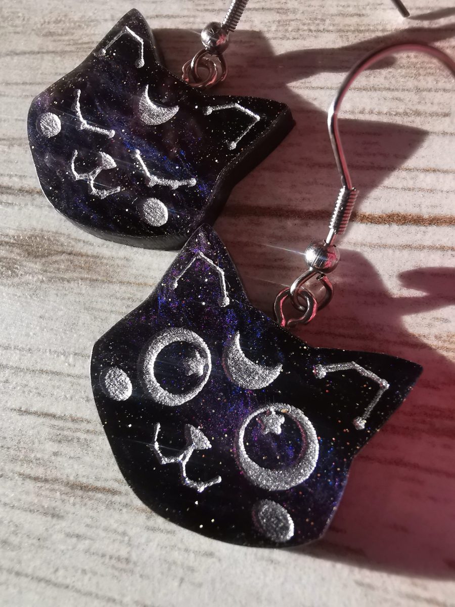 cat earrings
