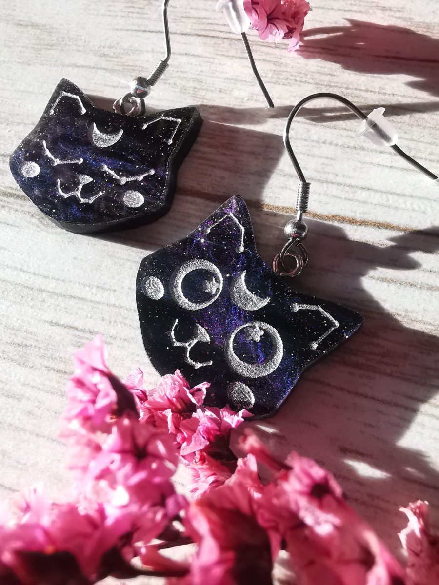 cat earrings