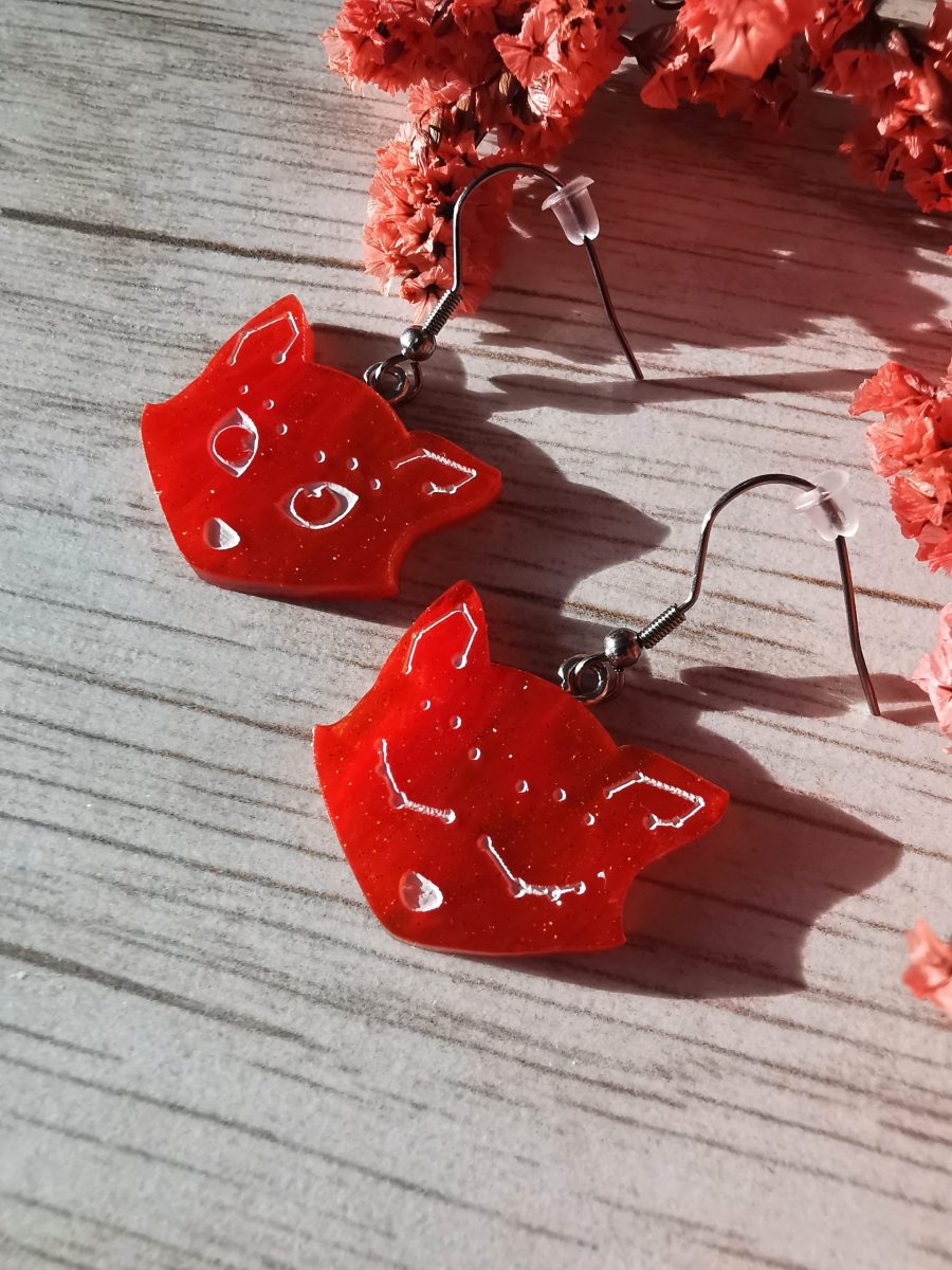 fox earrings