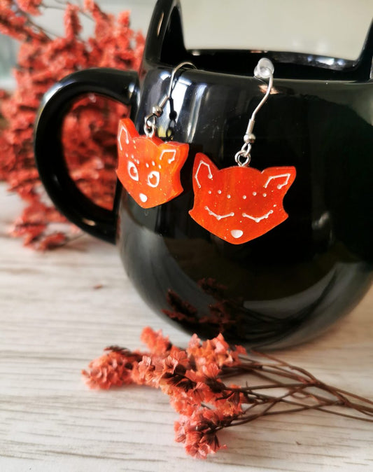 fox earrings