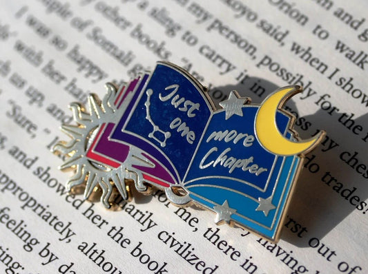 book lover pin