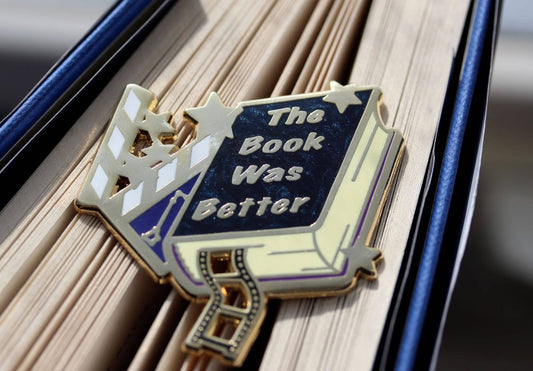 book lover pin