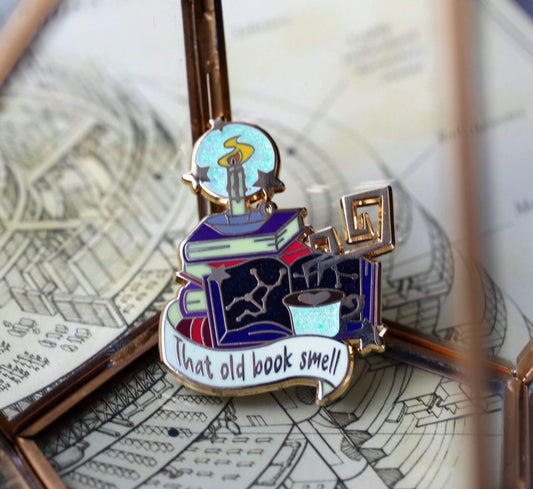 book lover pin