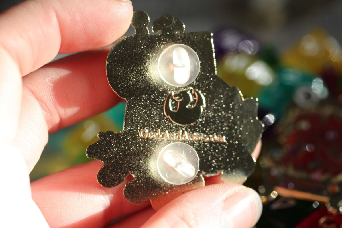 treasure chest dungeons and dragons enamel pin