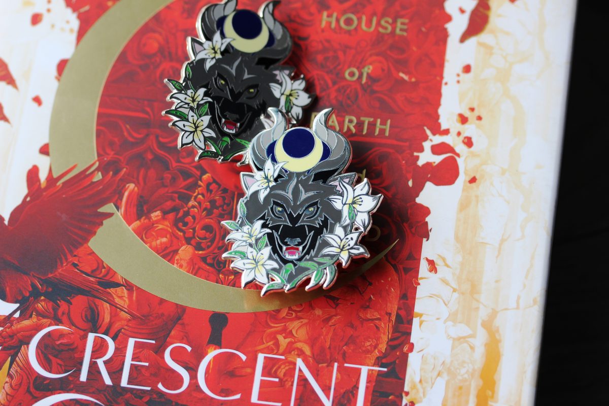 crescent city enamel pin