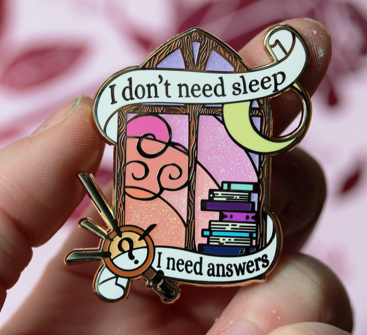 book lover pin