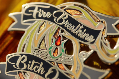 throne of glass enamel pin