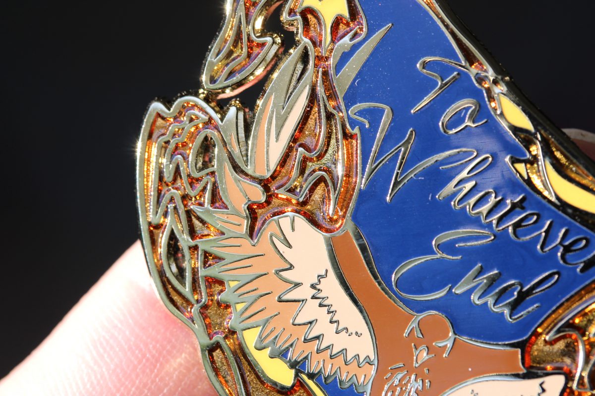 throne of glass enamel pin