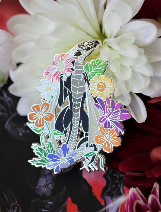 abraxos throne of glass enamel pin