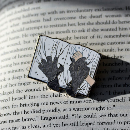 werewolf romance enamel pin