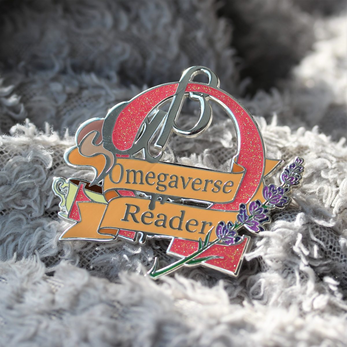 omegaverse enamel pin