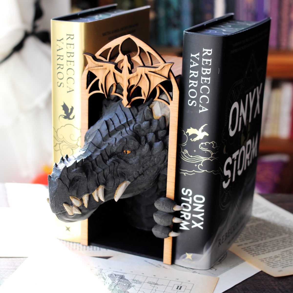 dragon head book nook