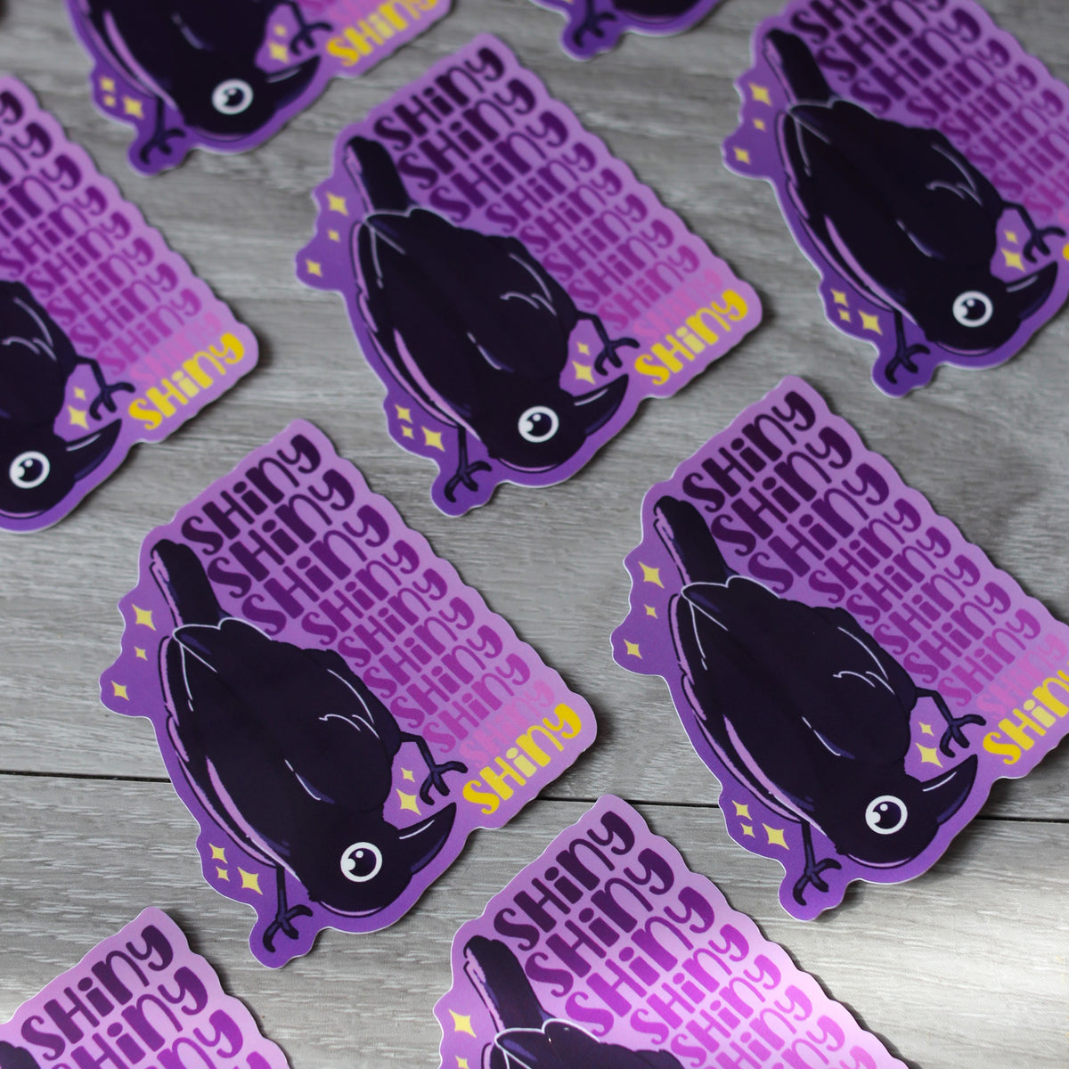 Shiny- crow collection sticker