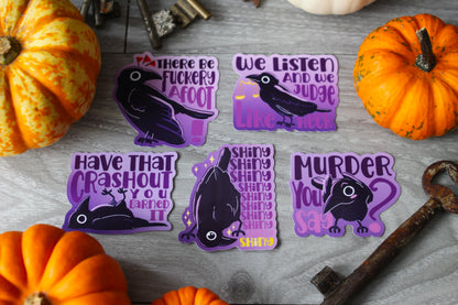 Shiny- crow collection sticker