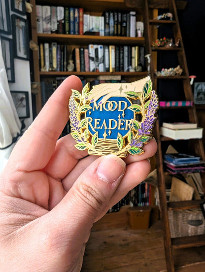 mood reader enamel pin