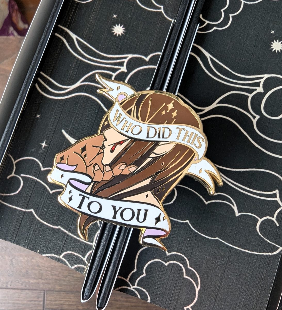 Who Did This to You Enamel Pin
