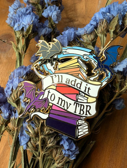 TBR enamel pin