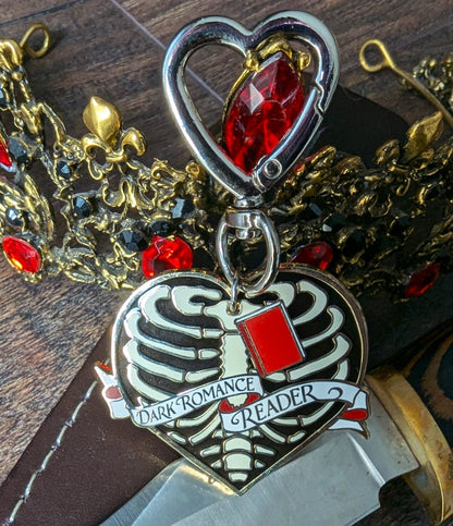 dark romance reader keychain