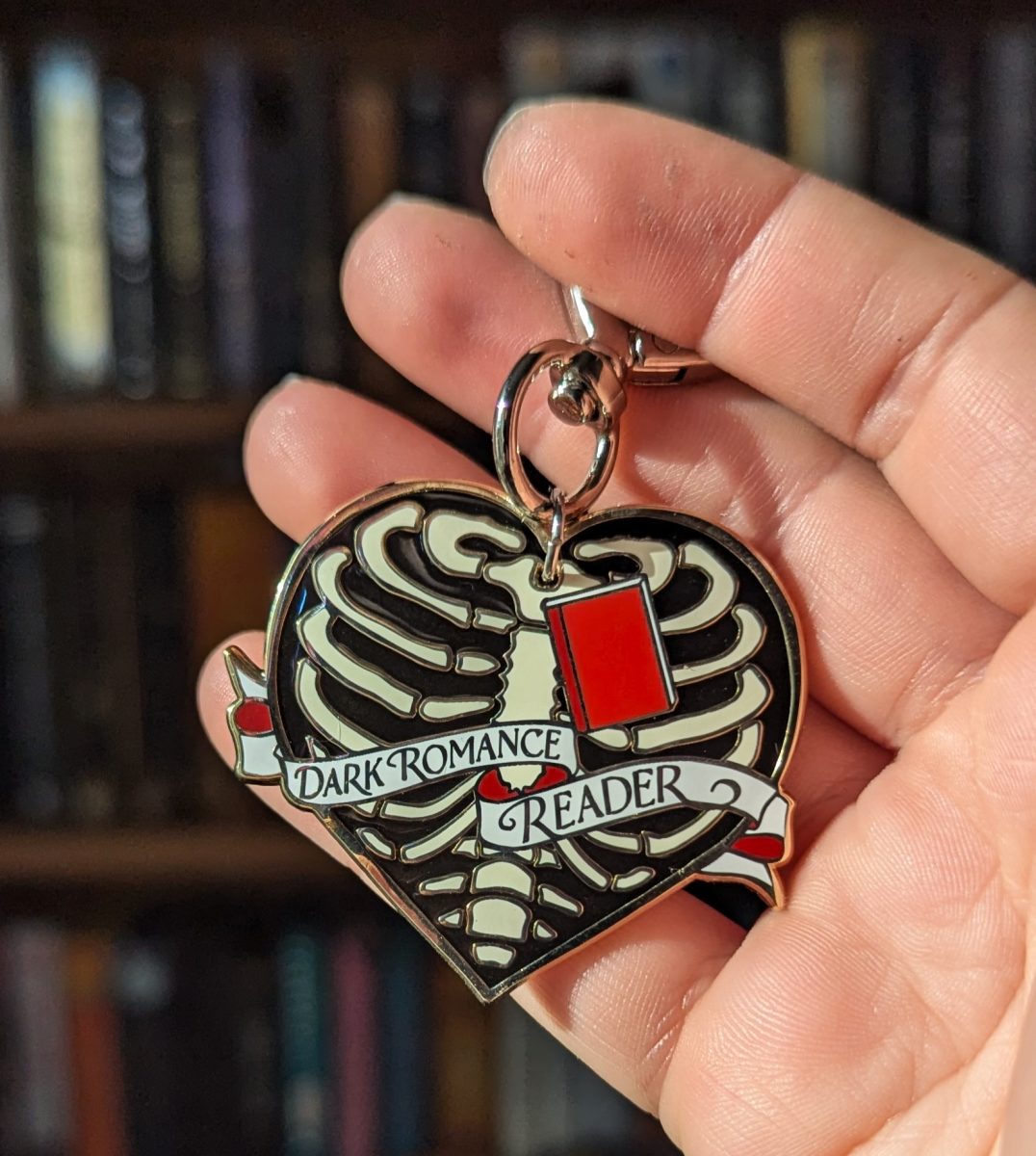 dark romance reader keychain