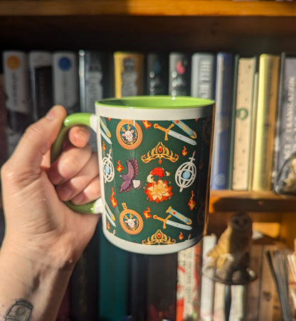 throne of glass illustrated mug