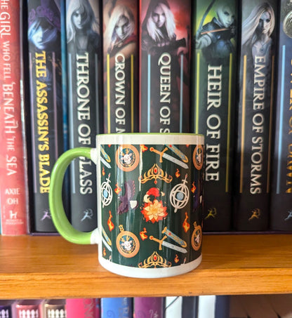 throne of glass illustrated mug