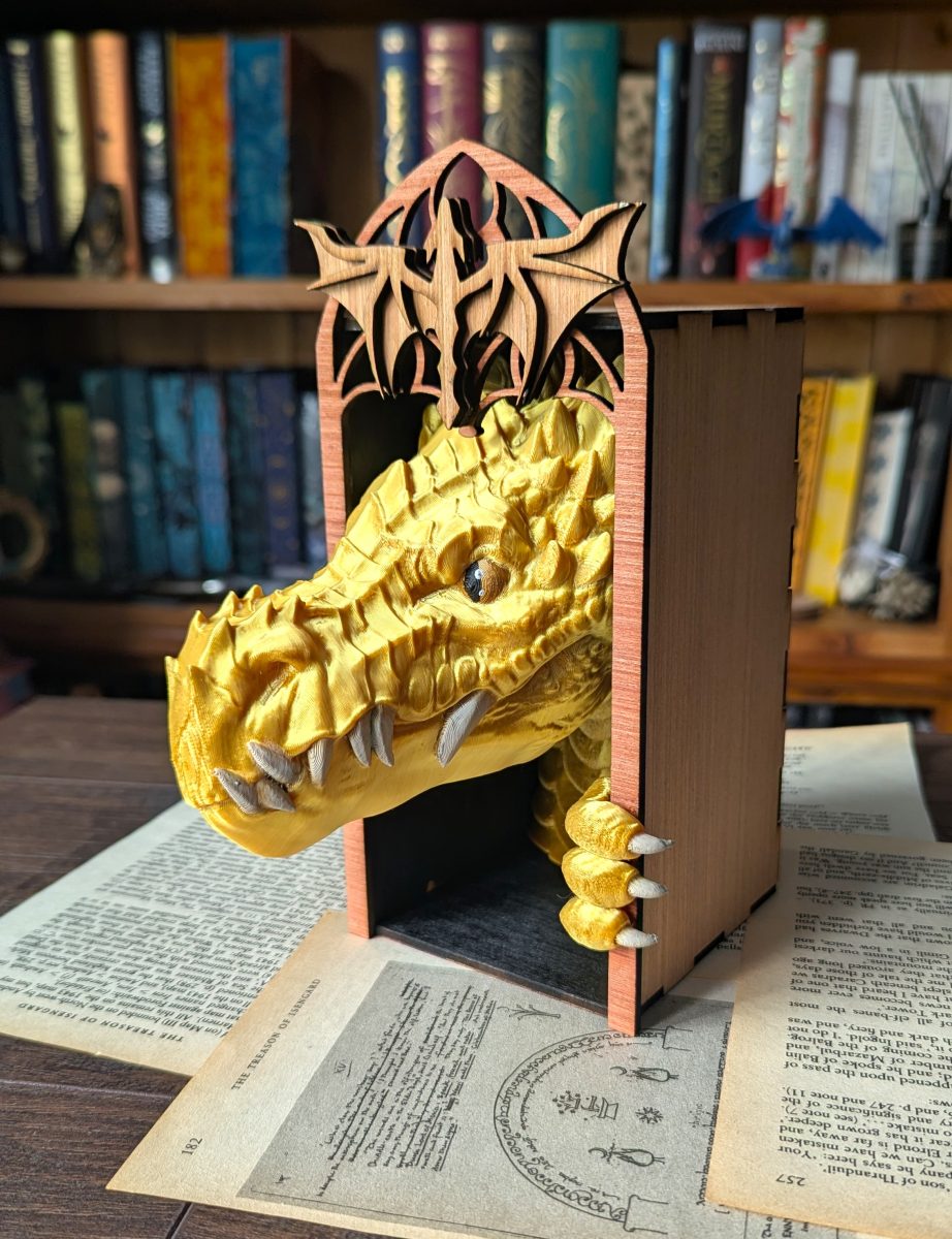 dragon head book nook