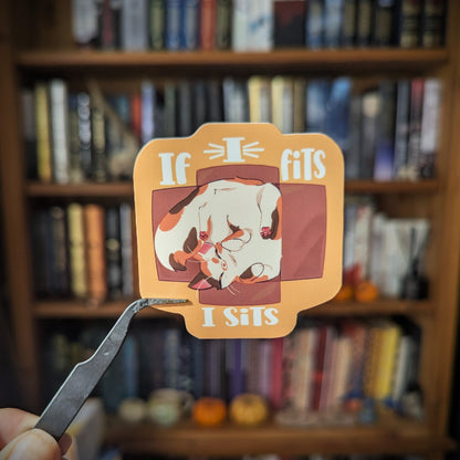 If i Fits- Felines and Folios collection sticker