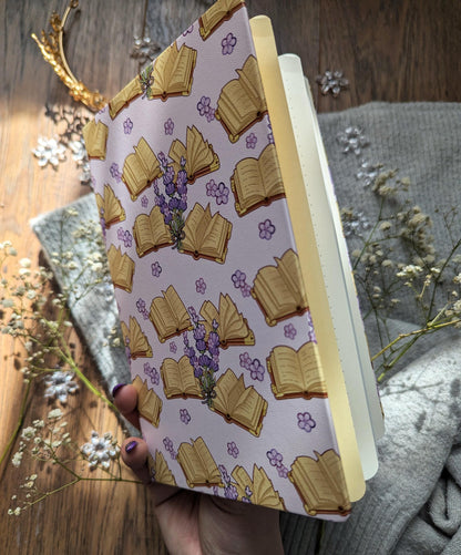 Soft Lilac Notebook | Lavender Bookish Journal | Aesthetic Reading Notebook | Book Lover Writing Journal & Reader Gift
