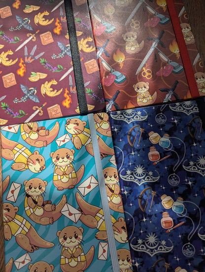 Fourth Wing illustrated cover journal, A5 dotted notebook