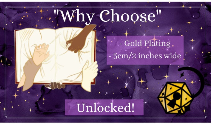 Why choose enamel pin, book lover pin badge, reverse harem pin