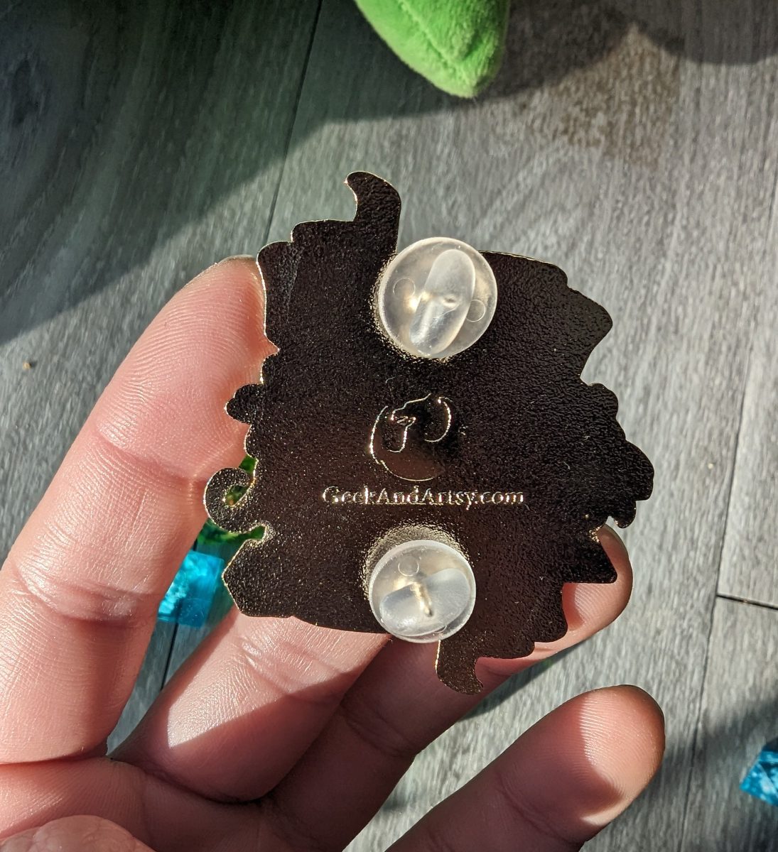 it's not hoarding if it's dice Emotional support dice enamel pin- dungeons and dragons enamel pin