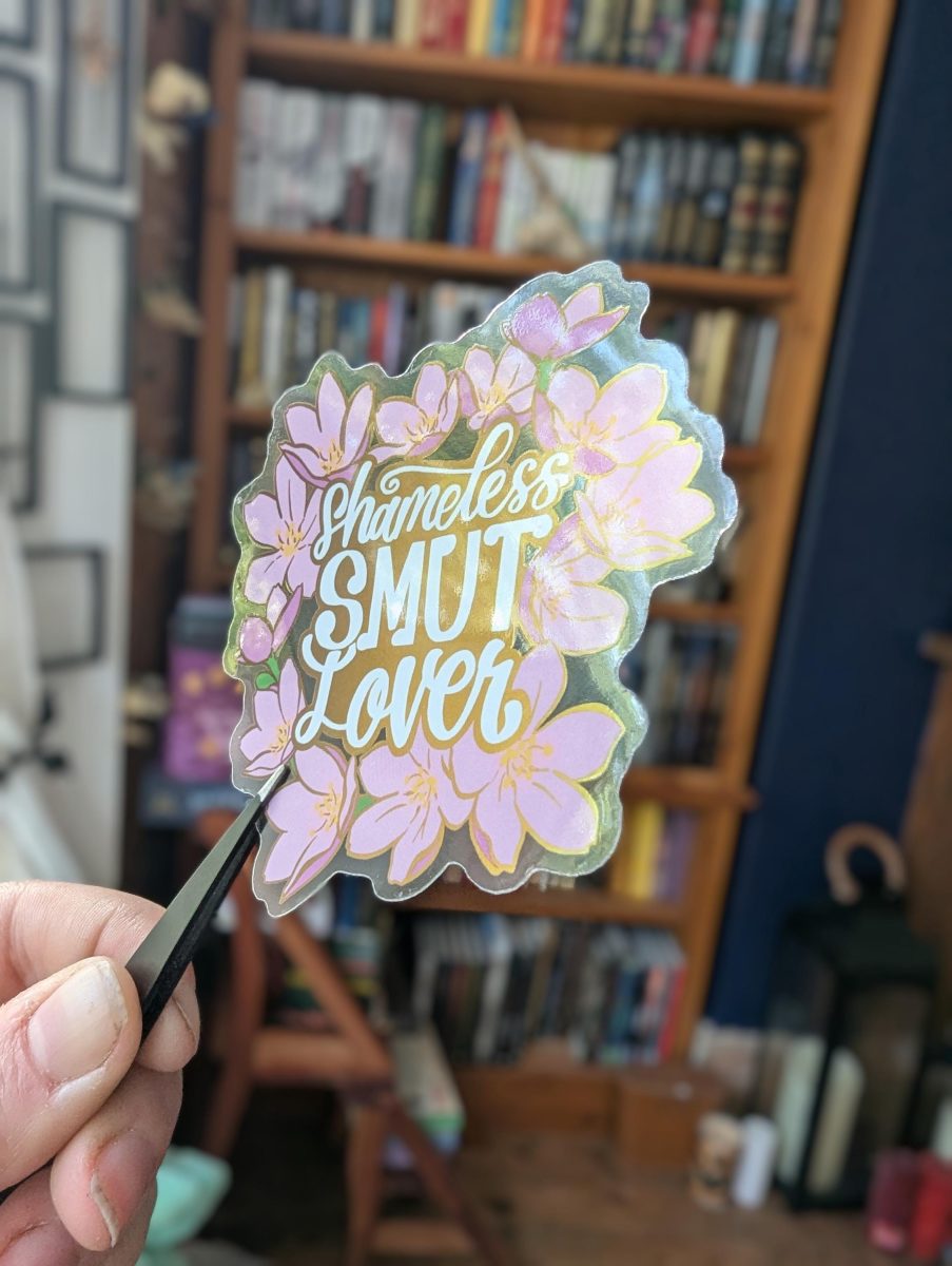 Shameless smut lover Book lover translucent sticker